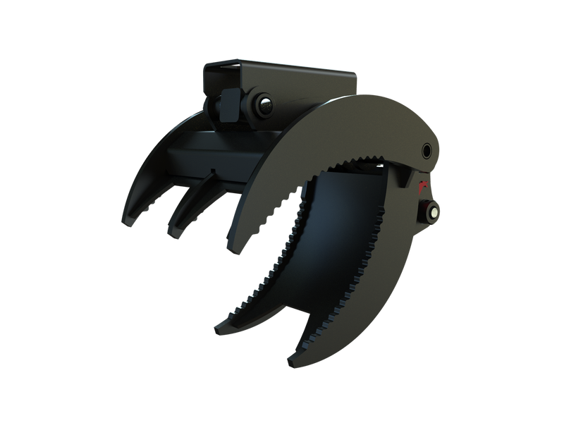 Roo Attachments 400mm hydraulic grab for 1.5t-1.8t mini excavators