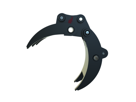 Roo Attachments 400mm solid finger grab for 2.0t-2.7t mini excavators, additional view