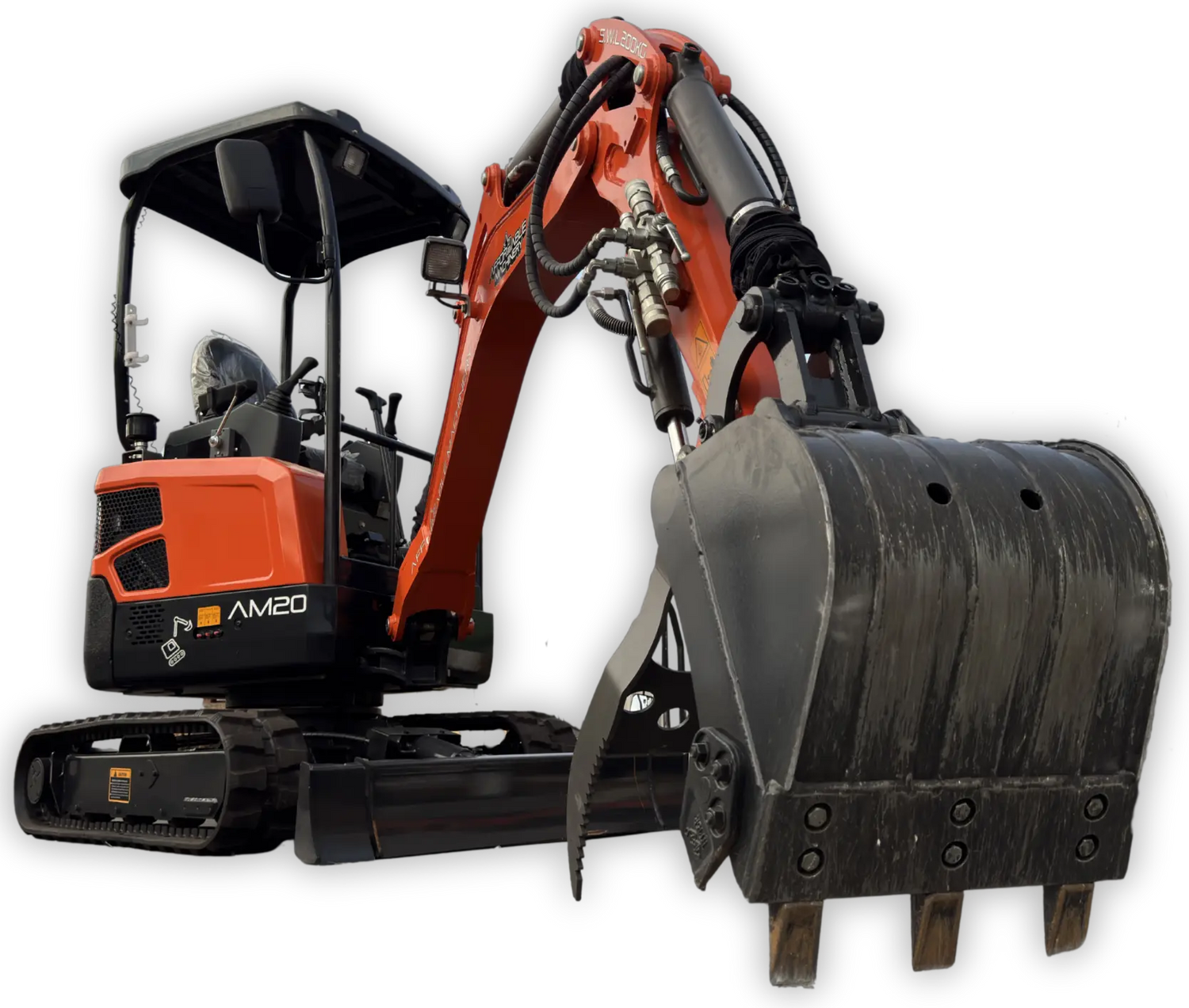 Affordable Machinery mini excavator range banner