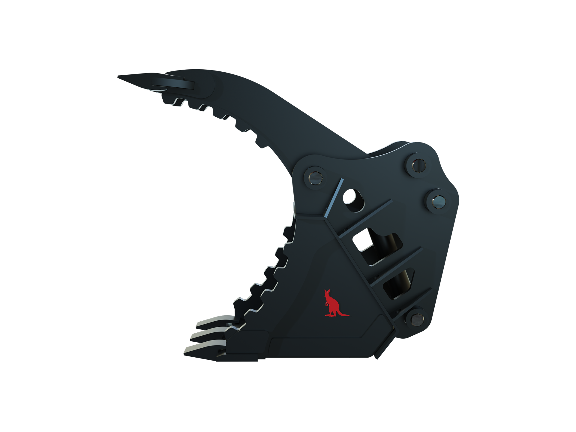 Roo Attachments 300mm grapple bucket for 1.5t-1.8t mini excavators, additional view