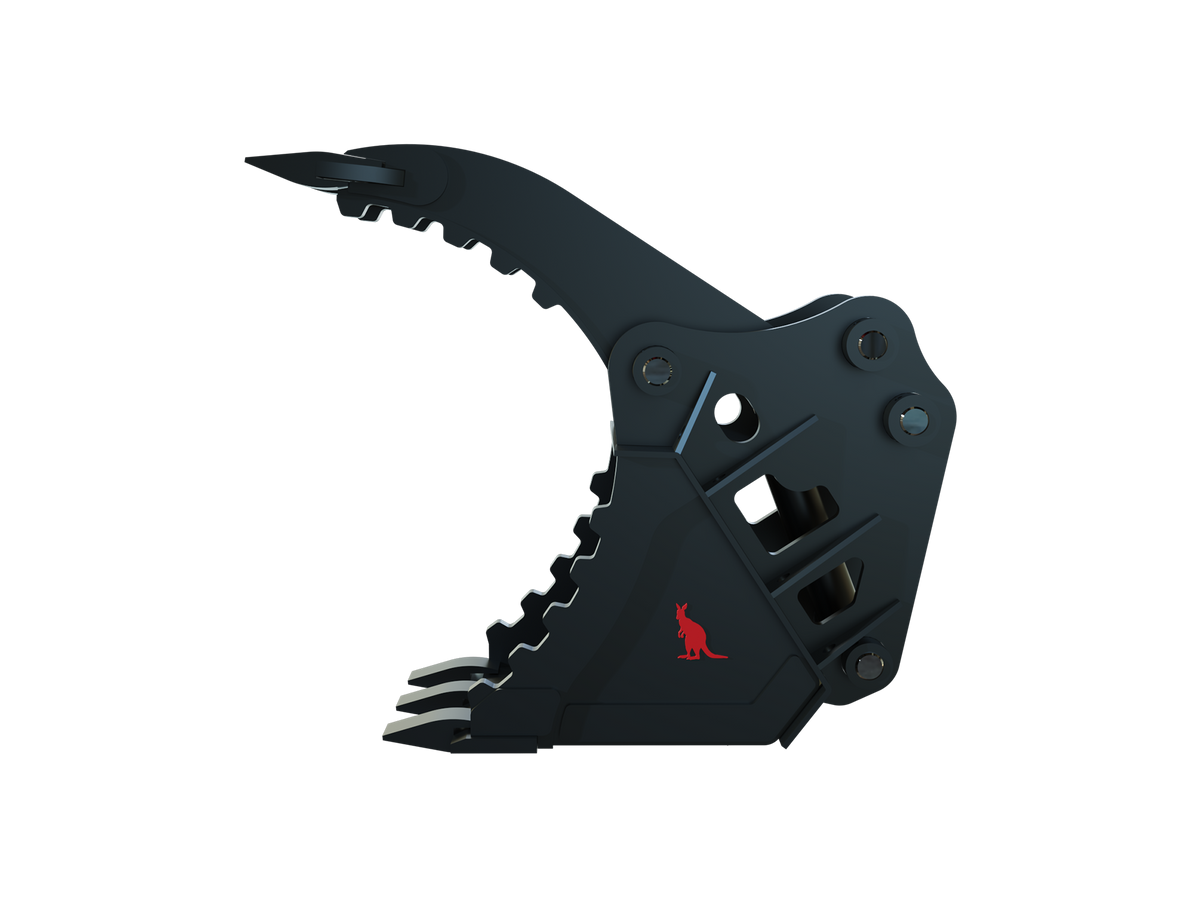 Roo Attachments 300mm grapple bucket for 2.0t-2.7t mini excavators, additional view