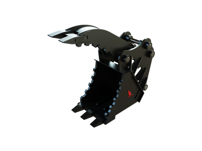 Roo Attachments 300mm grapple bucket for 1.5t-1.8t mini excavators, additional view
