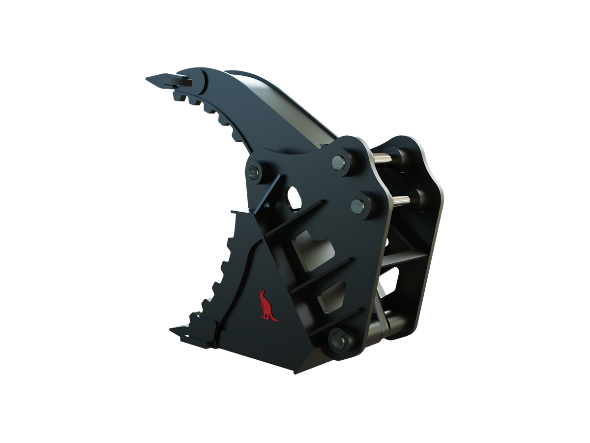 Roo Attachments 300mm grapple bucket for 1.5t-1.8t mini excavators, additional view