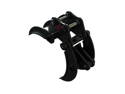 Roo Attachments 400mm mechanical grab for 1.5t-1.8t mini excavators, additional view