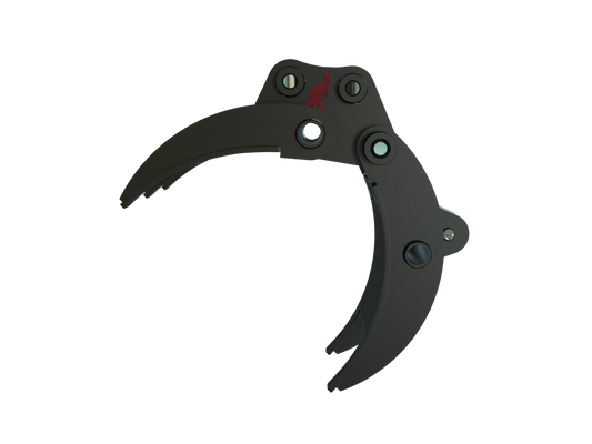Roo Attachments 400mm mechanical grab for 1.5t-1.8t mini excavators, additional view