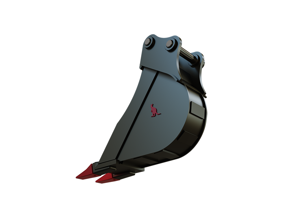 Roo Attachments 150mm trenching bucket for 1.5t-1.8t mini excavators, additional view