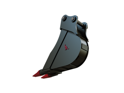 Roo Attachments 150mm trenching bucket for 1.5t-1.8t mini excavators, additional view
