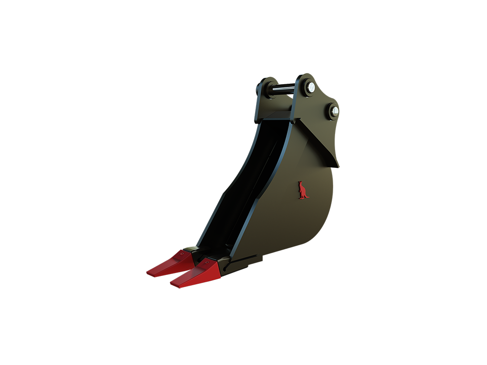 Roo Attachments 150mm trenching bucket for 1.5t-1.8t mini excavators