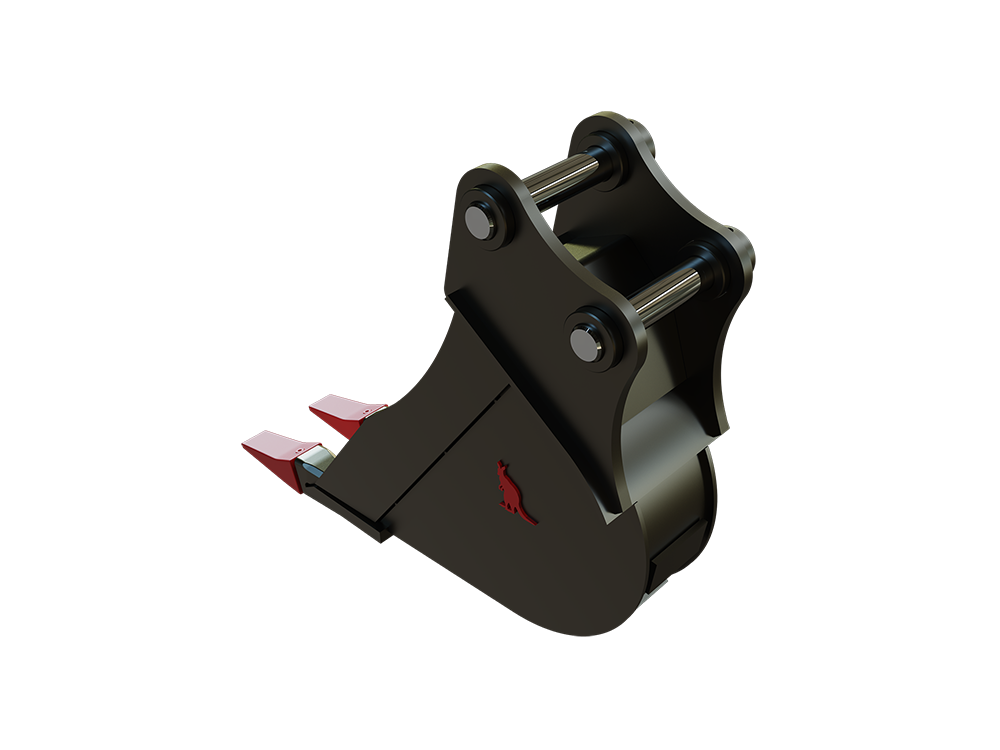 Roo Attachments 150mm trenching bucket for 1.5t-1.8t mini excavators, additional view