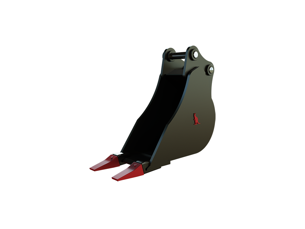 Roo Attachments 200mm trenching bucket for 1.5t-1.8t mini excavators