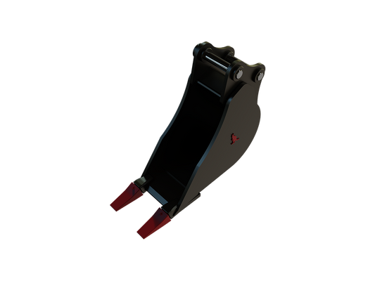 Roo Attachments 200mm trenching bucket for 1.5t-1.8t mini excavators, additional view
