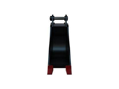 Roo Attachments 200mm trenching bucket for 1.5t-1.8t mini excavators, additional view