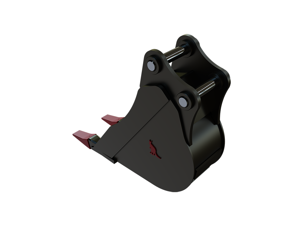 Roo Attachments 200mm trenching bucket for 1.5t-1.8t mini excavators, additional view