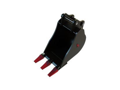 Roo Attachments 300mm general-purpose digging bucket for 1.5t-1.8t mini excavators, additional view