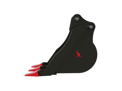 Roo Attachments 300mm general-purpose digging bucket for 1.5t-1.8t mini excavators, additional view