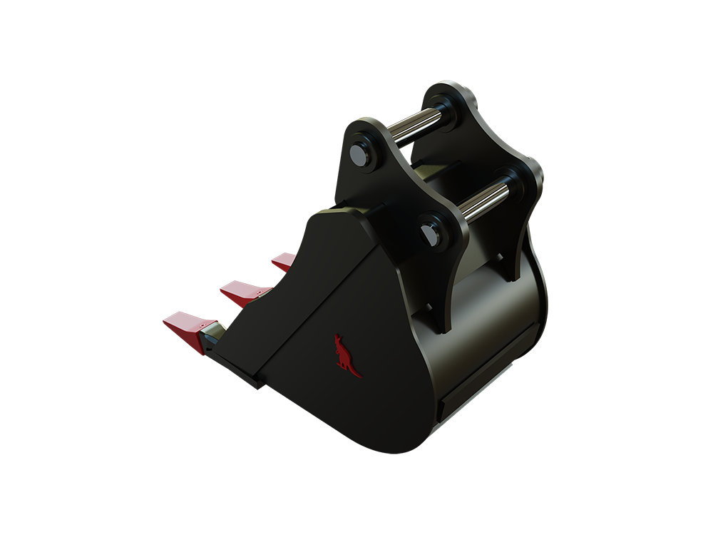 Roo Attachments 300mm general-purpose digging bucket for 1.5t-1.8t mini excavators, additional view