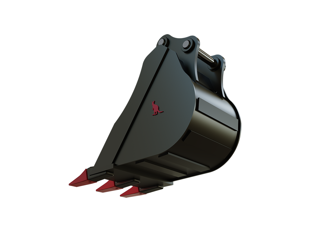 Roo Attachments 300mm general-purpose digging bucket for 1.5t-1.8t mini excavators, additional view