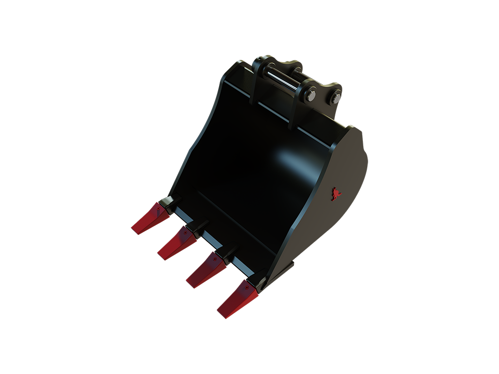 Roo Attachments 450mm general-purpose digging bucket for 1.5t-1.8t mini excavators, additional view