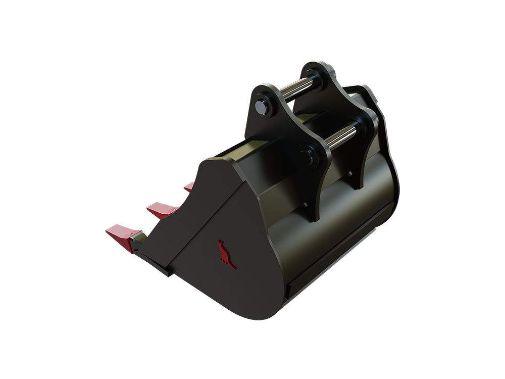 Roo Attachments 450mm general-purpose digging bucket for 1.5t-1.8t mini excavators, additional view