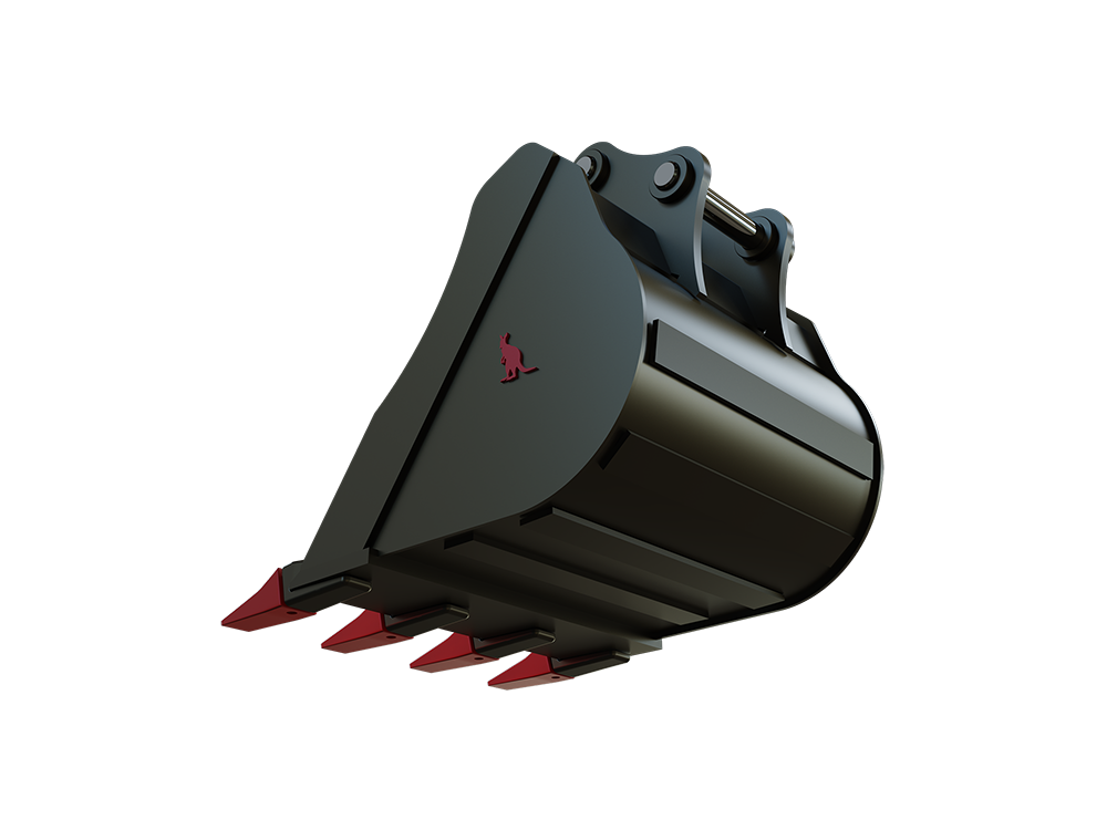 Roo Attachments 450mm general-purpose digging bucket for 1.5t-1.8t mini excavators, additional view
