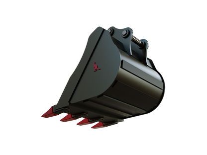 Roo Attachments 450mm general-purpose digging bucket for 1.5t-1.8t mini excavators, additional view