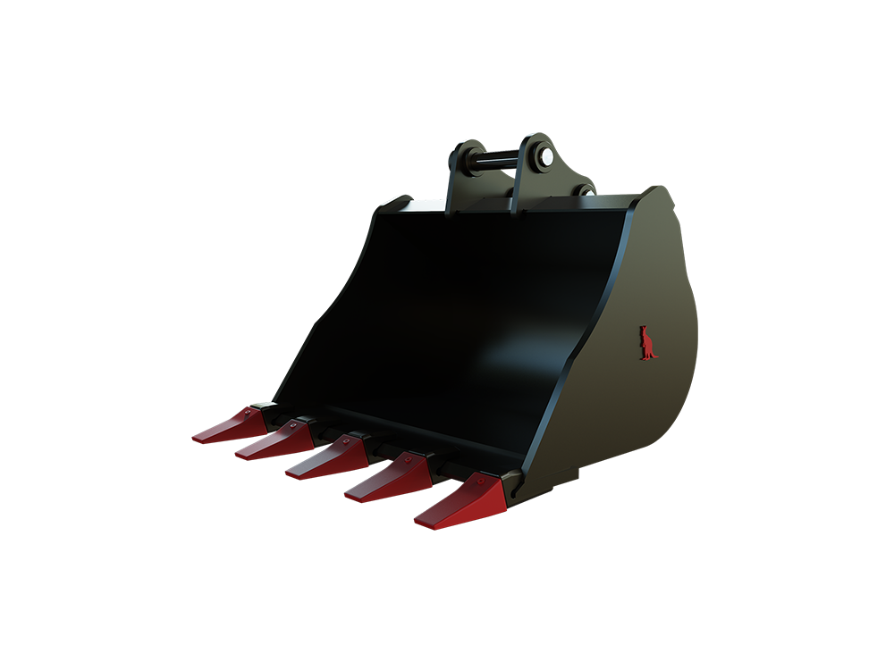 Roo Attachments 600mm general-purpose digging bucket for 1.5t-1.8t mini excavators