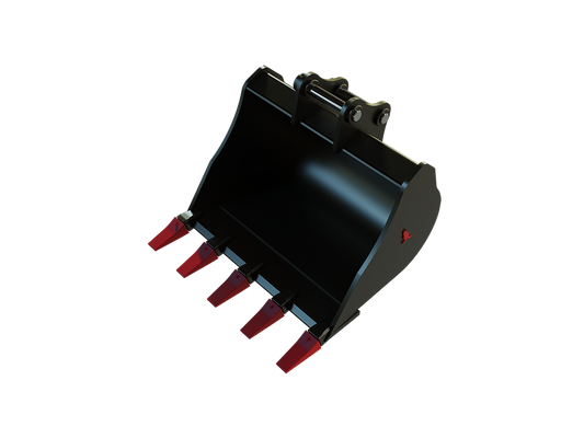 Roo Attachments 600mm general-purpose digging bucket for 1.5t-1.8t mini excavators, additional view