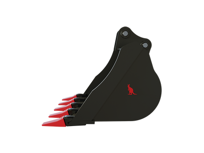 Roo Attachments 600mm general-purpose digging bucket for 1.5t-1.8t mini excavators, additional view