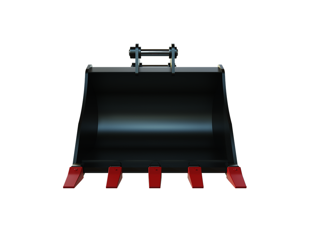 Roo Attachments 600mm general-purpose digging bucket for 1.5t-1.8t mini excavators, additional view