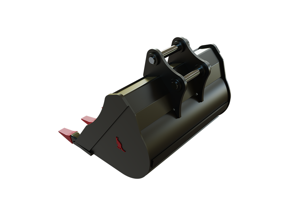 Roo Attachments 600mm general-purpose digging bucket for 1.5t-1.8t mini excavators, additional view