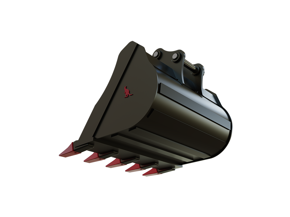 Roo Attachments 600mm general-purpose digging bucket for 1.5t-1.8t mini excavators, additional view