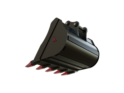 Roo Attachments 600mm general-purpose digging bucket for 1.5t-1.8t mini excavators, additional view