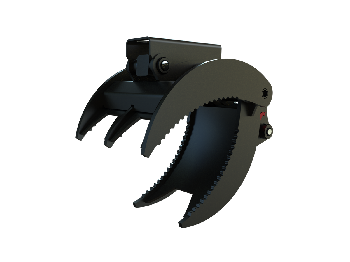 Roo Attachments 400mm hydraulic grab for 1.5t-1.8t mini excavators