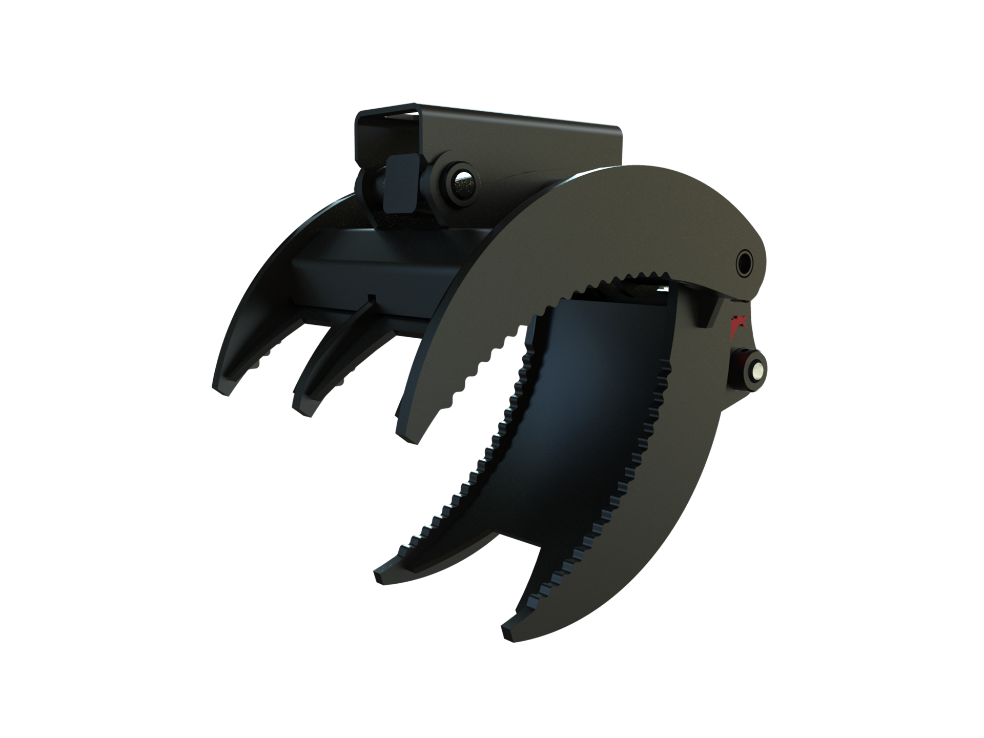 Roo Attachments 400mm hydraulic grab for 1.5t-1.8t mini excavators