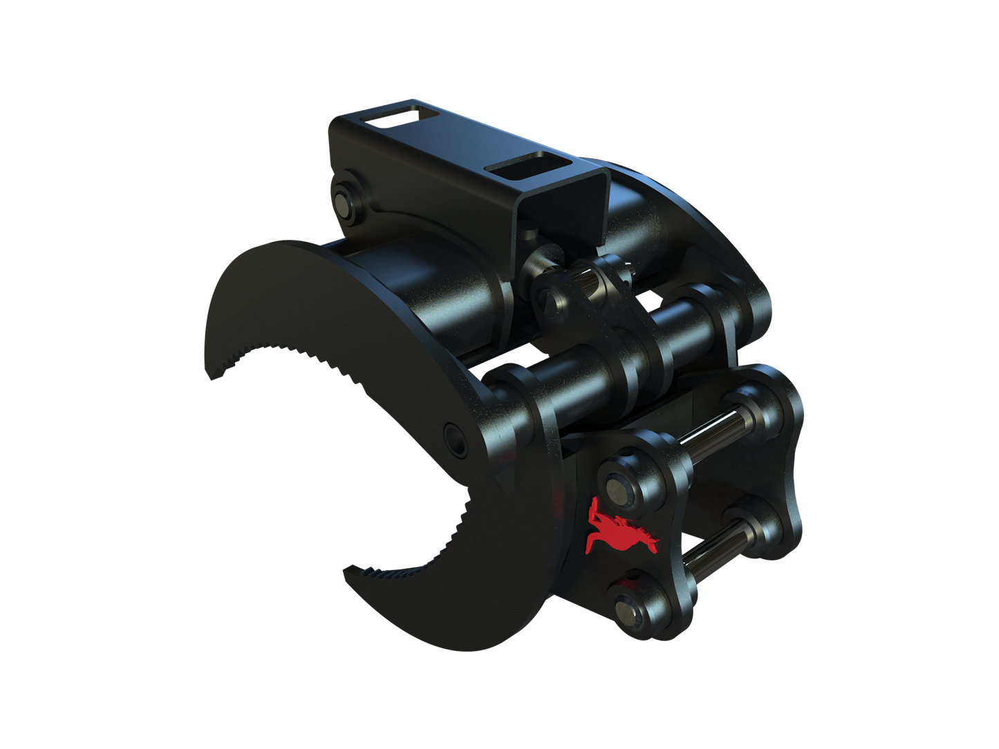Roo Attachments 400mm hydraulic grab for 1.5t-1.8t mini excavators, additional view
