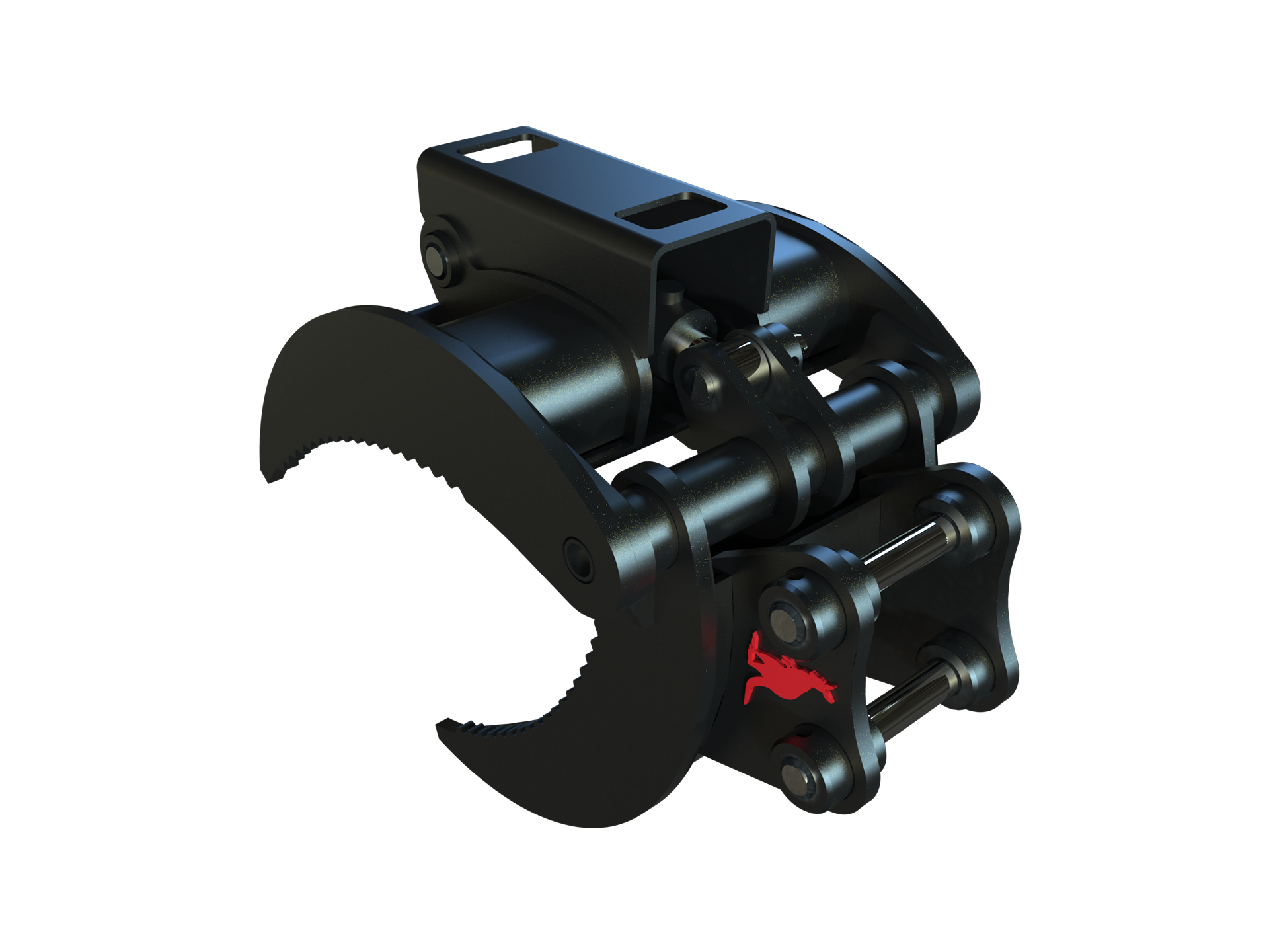 Roo Attachments 400mm hydraulic grab for 1.5t-1.8t mini excavators, additional view
