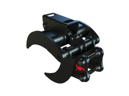 Roo Attachments 400mm hydraulic grab for 1.5t-1.8t mini excavators, additional view