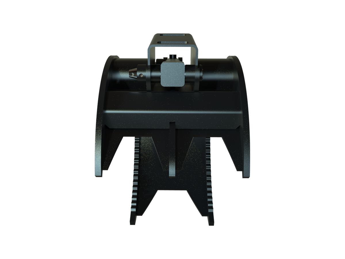 Roo Attachments 400mm hydraulic grab for 1.5t-1.8t mini excavators, additional view
