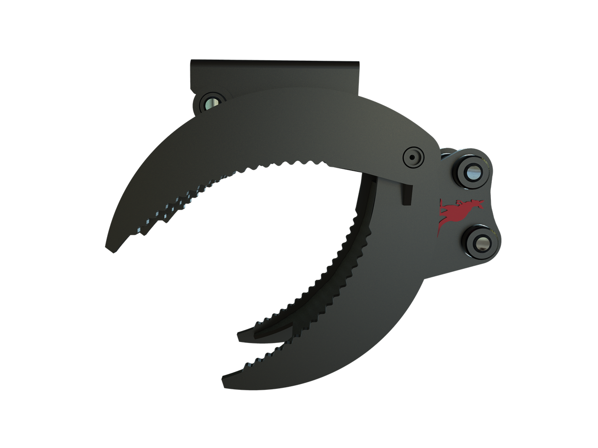Roo Attachments 400mm hydraulic grab for 1.5t-1.8t mini excavators, additional view