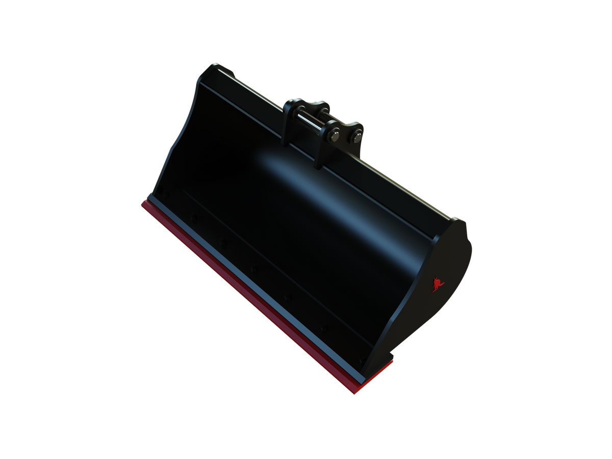 Roo Attachments 1000mm mud and batter bucket for 1.5t-1.8t mini excavators, additional view