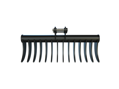 Roo Attachments 1000mm stick rake for 1.5t-1.8t mini excavators, additional view