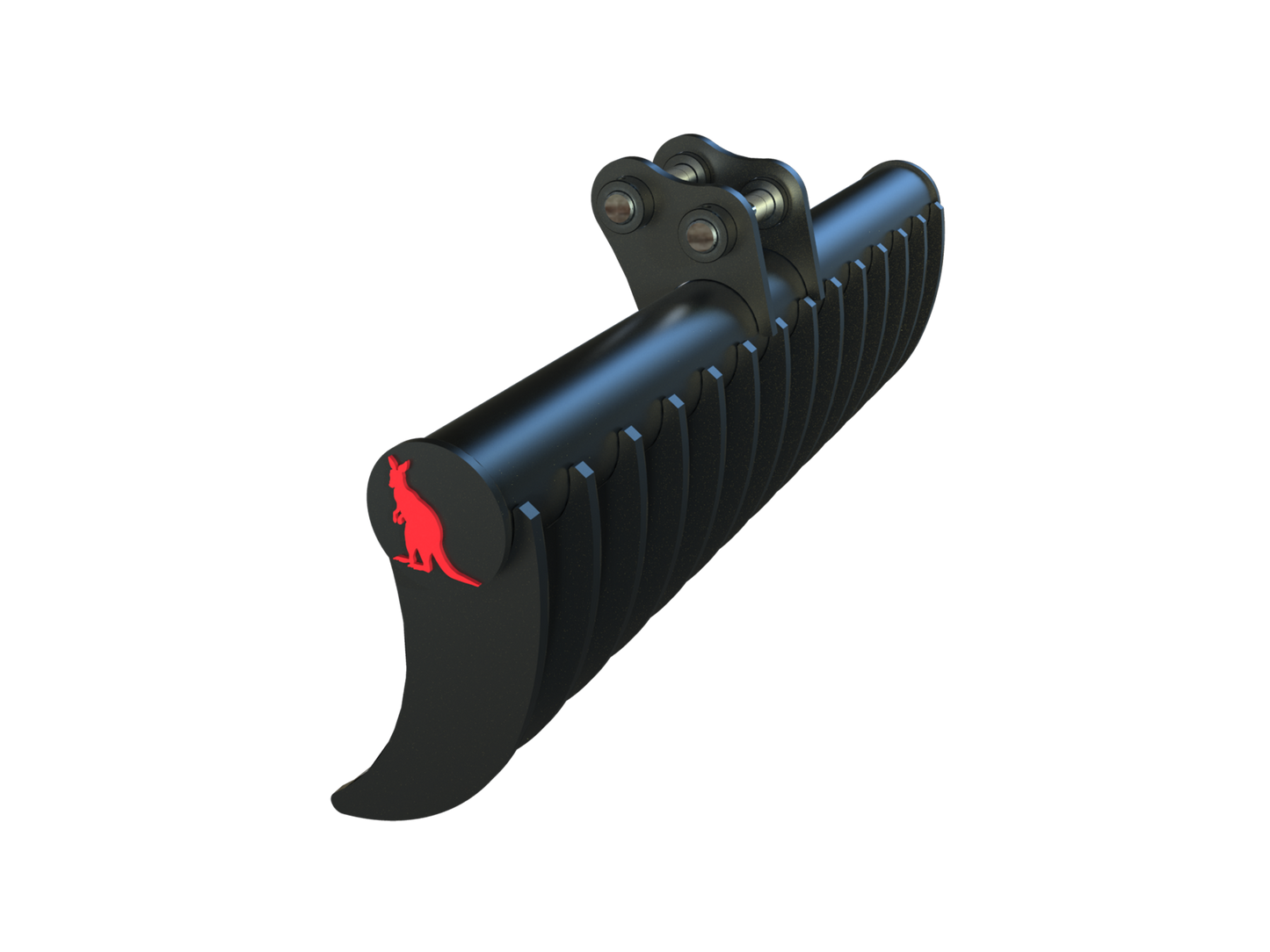 Roo Attachments 1000mm stick rake for 1.5t-1.8t mini excavators, additional view
