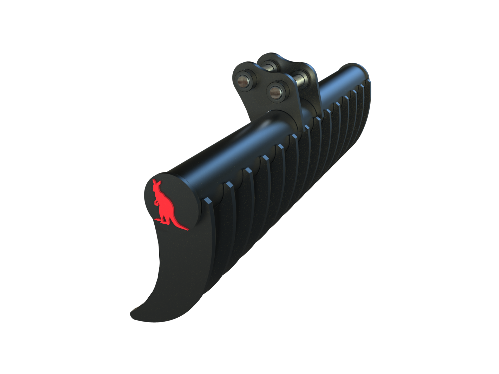 Roo Attachments 1000mm stick rake for 1.5t-1.8t mini excavators, additional view
