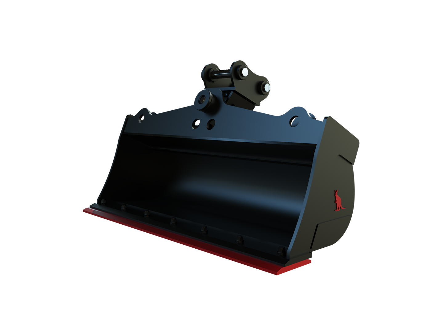 Roo Attachments 1000mm hydraulic tilting mud bucket for 1.5t-1.8t mini excavators