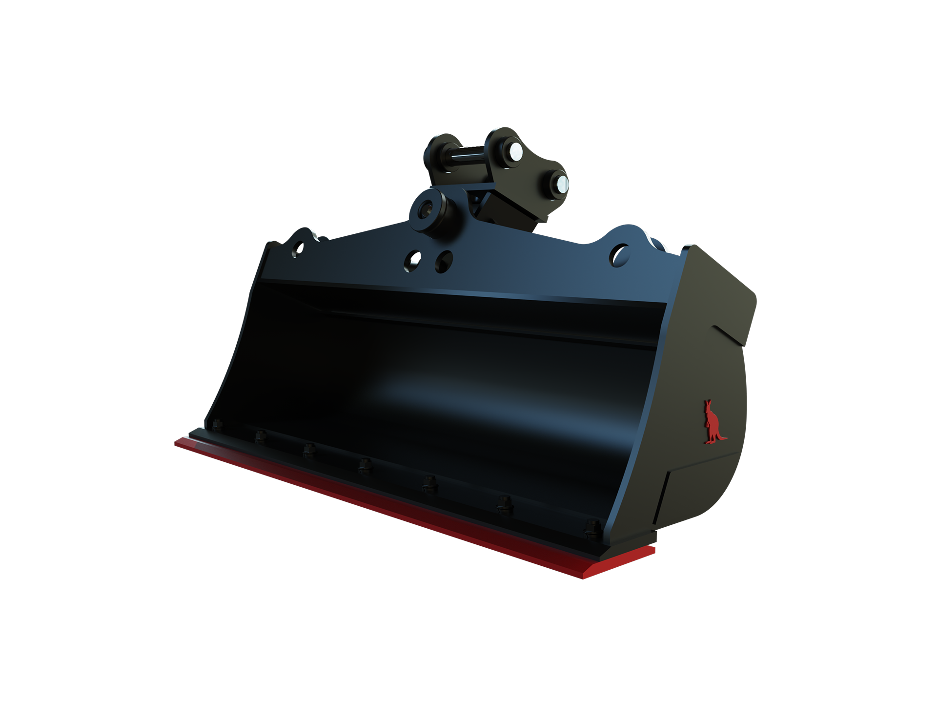 Roo Attachments 1000mm hydraulic tilting mud bucket for 1.5t-1.8t mini excavators