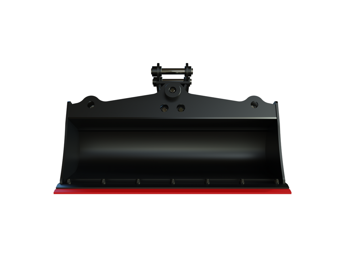 Roo Attachments 1000mm hydraulic tilting mud bucket for 1.5t-1.8t mini excavators, additional view