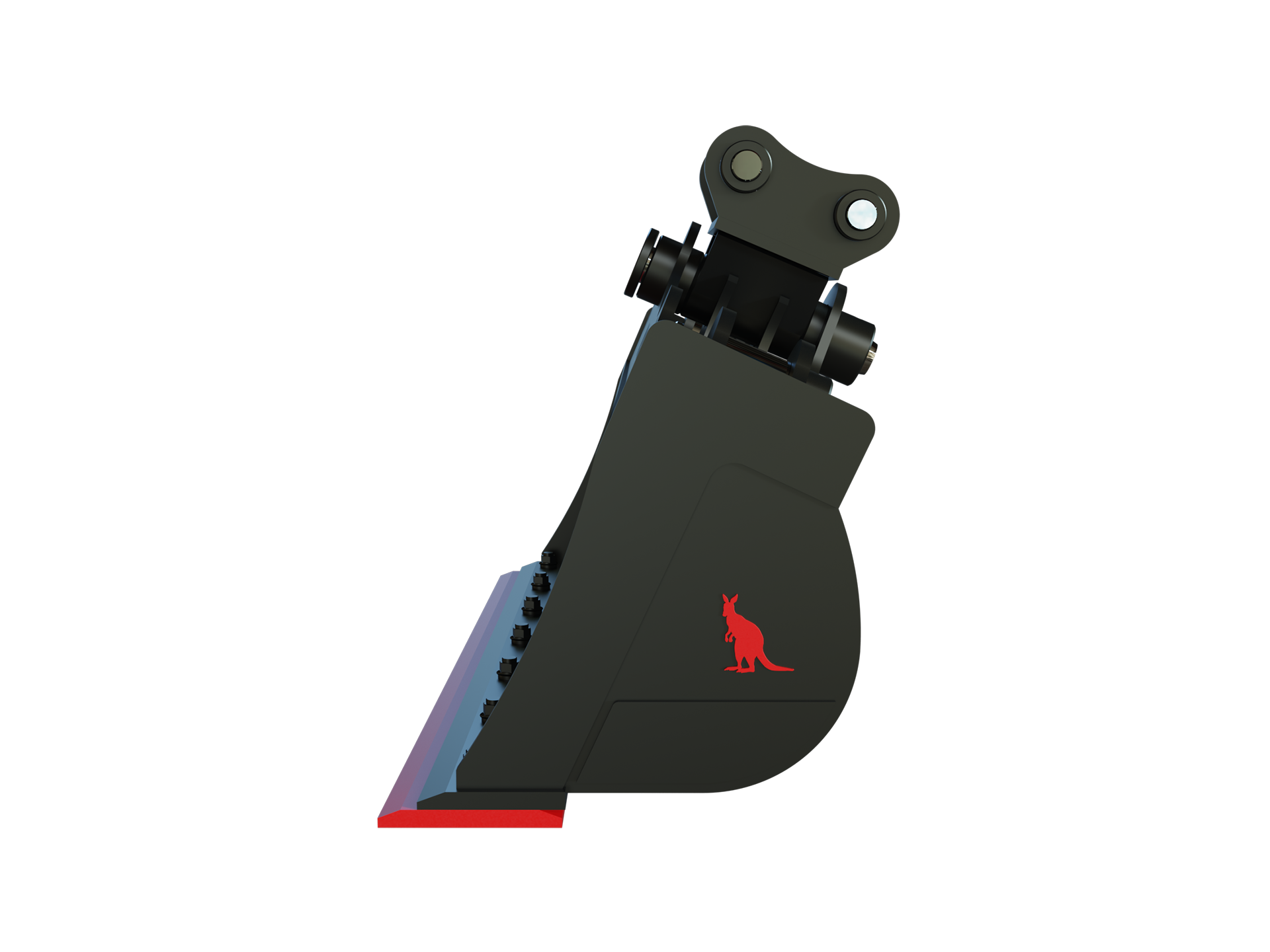 Roo Attachments 1000mm hydraulic tilting mud bucket for 1.5t-1.8t mini excavators, additional view