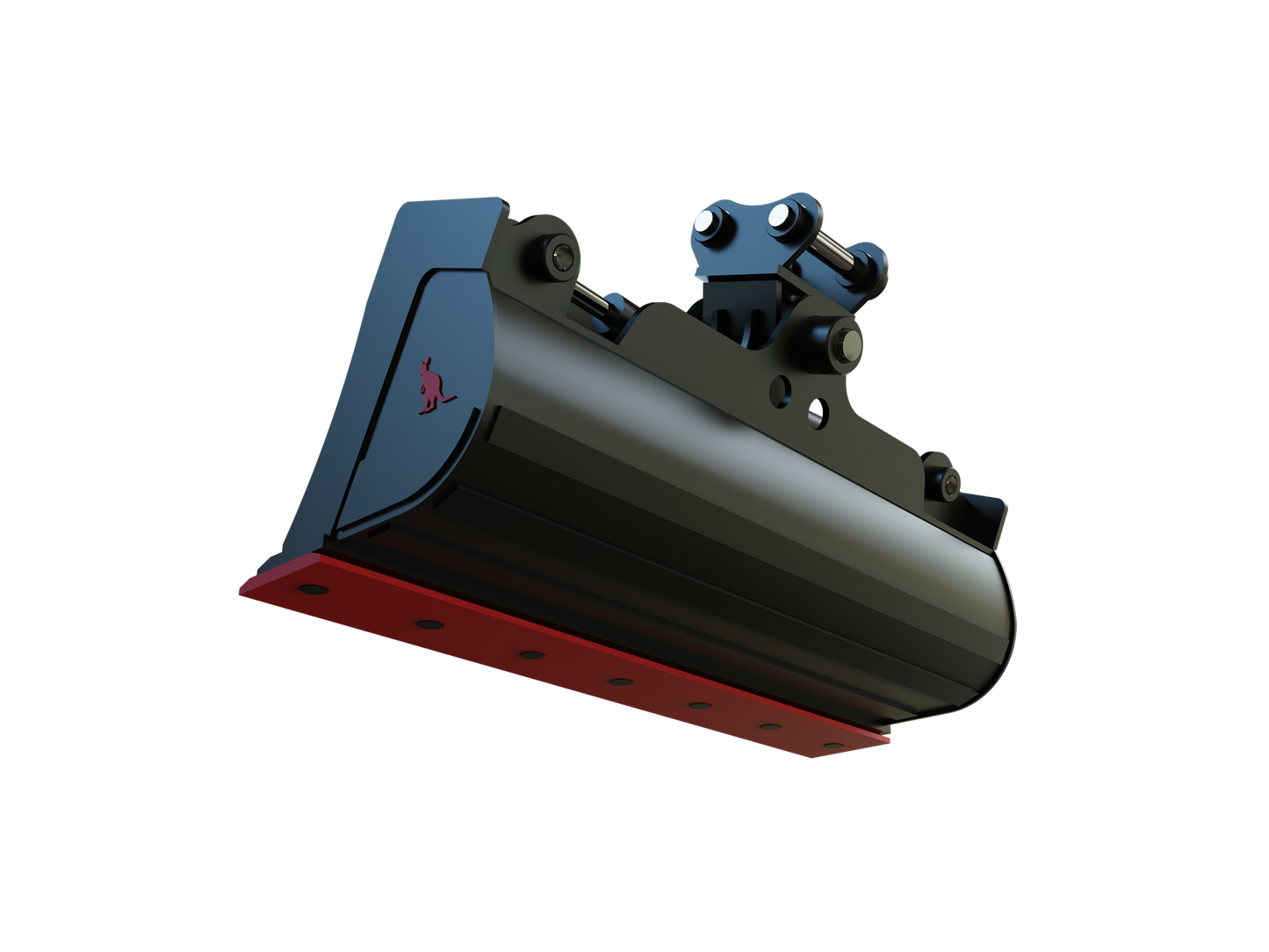 Roo Attachments 1000mm hydraulic tilting mud bucket for 1.5t-1.8t mini excavators, additional view