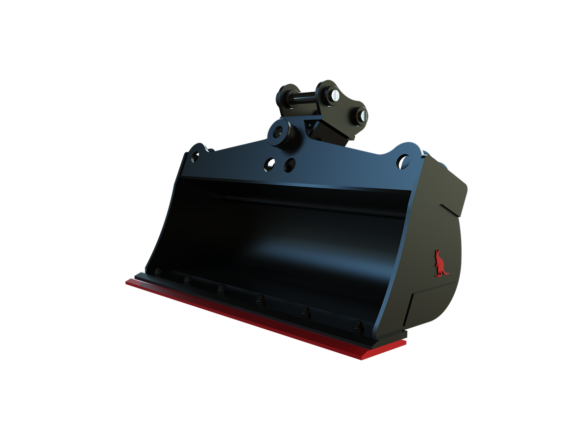Roo Attachments 900mm hydraulic tilting mud bucket for 1.5t-1.8t mini excavators