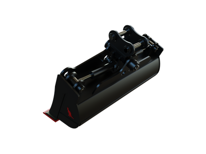 Roo Attachments 900mm hydraulic tilting mud bucket for 1.5t-1.8t mini excavators, additional view